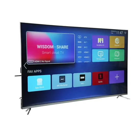 New Cheap 43 Inch Hot Selling New Product Screen LED Television 4K Curved Smart TV